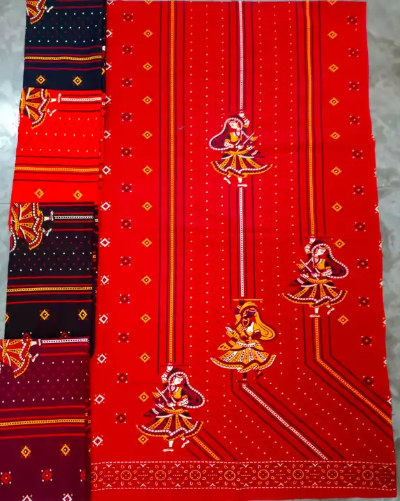 Cotton nighty gujri fabric 2.90 mtr cut pic uploaded by Angels city fashion fabric on 1/17/2023
