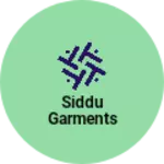 Business logo of Siddu garments