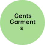 Business logo of Gents garments