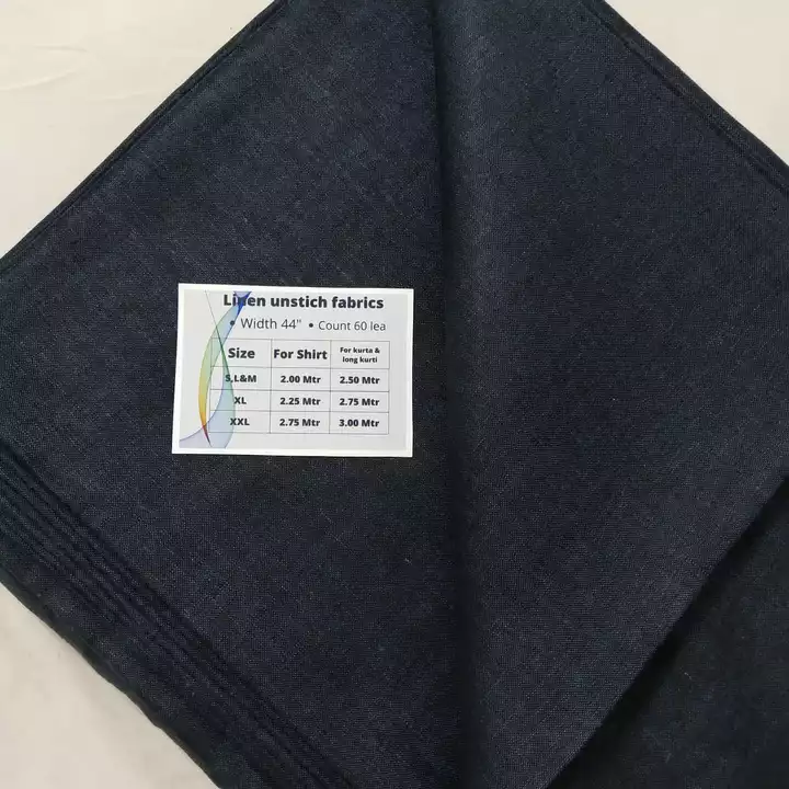 Pure linen fabric  uploaded by Sameer collection  on 1/17/2023
