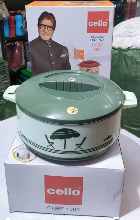 Cello hot pot casserole chef 1500 ml  Mrp 460₹. uploaded by Ansari online store  on 1/17/2023