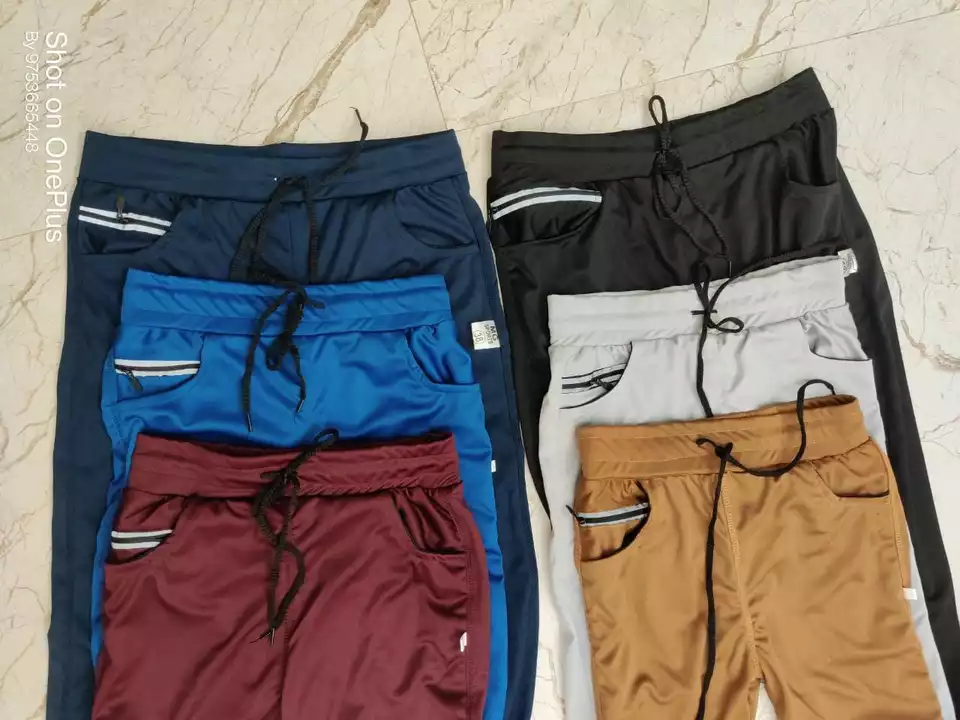 S. TRACK PANT

FABRIC. 2 WAY. LYCRA 

SIZE. S. M. L. XL

COLOUR. 2

PCS. 200

RATE. 125. uploaded by Shubharambh on 1/17/2023