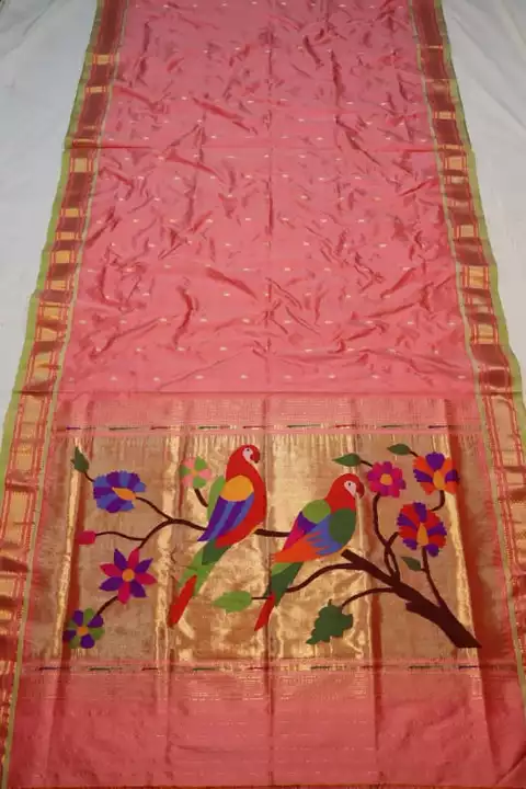 Handmade paithani saree uploaded by business on 1/17/2023