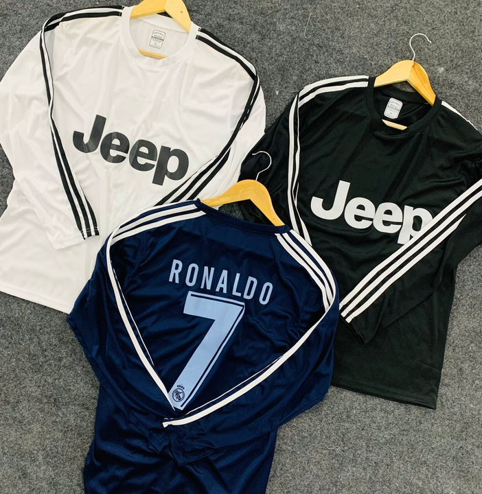 Sport t shirt round neck Ronaldo , Jeep  uploaded by Panther garments - manufacturing  on 1/18/2023