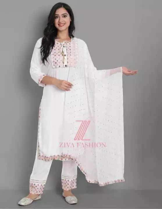 Mk New launch 😍😍😍

👗 *Beautiful Reyon Fabric kurti. pant and dupatta* 👗
⭐Available Size-.       uploaded by Julu art  on 1/18/2023