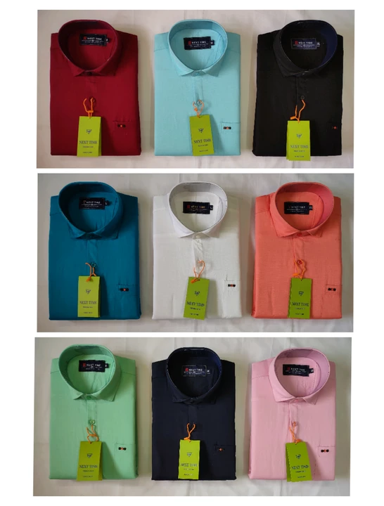 Post image Premium Quality of Shirts. Colour Guarantee. No Shrinkage issue.