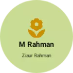 Business logo of M rahman