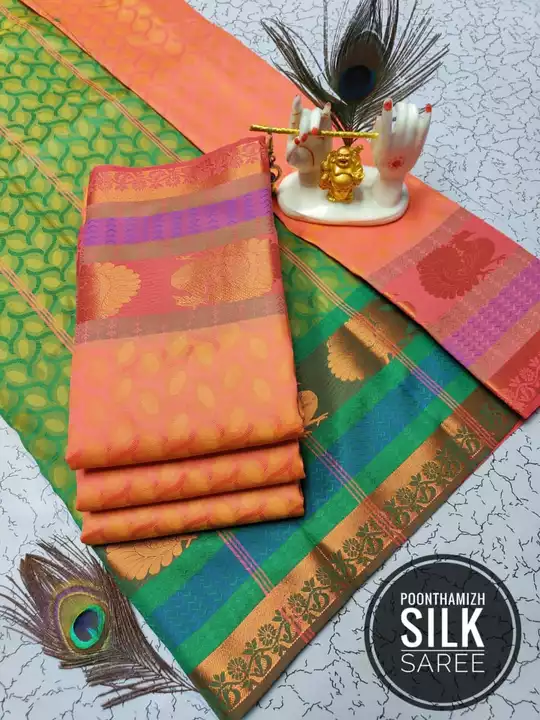 Post image 💞💞💞💞💞💞💞💞💞💞💞

🍁🍁 *3D   EMBOSE POONTHAMIZH SAREES* 🍁🍁

🌹Lite Weight Sarees With Grand Design Looks Gorgeous &amp;..
Soft texture.....🍁

🌹Contrast Design  Borders For  Line Pallu Similiar Like Fancy  Sarees 🌹

🌹Red Copper🥉&amp;  Gold 🥇Zari Border Work Sarees 🌹

  🍁 *Resellers Price -  799 ₹+ Shipping* 🍁


❣️❣️❣️Grab the attractive collections....❣️❣️
