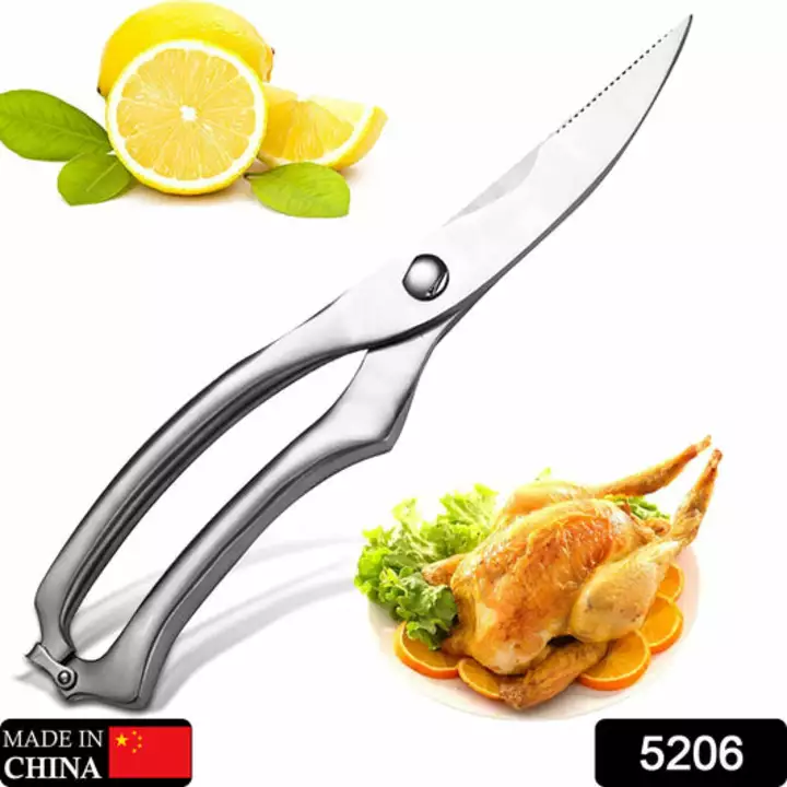 5206 Heavy Duty Stainless Steel Poultry Shears, Premium Ultra Sharp Spring-Loaded Kitchen uploaded by DeoDap on 1/18/2023