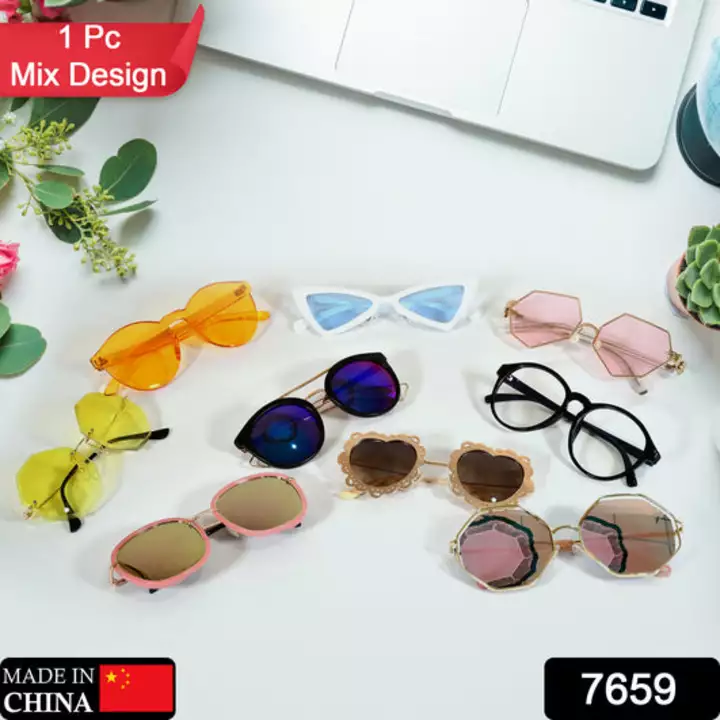 7659 Mix Sunglass New & Attractive Designs ( 1 pc ) uploaded by DeoDap on 1/18/2023