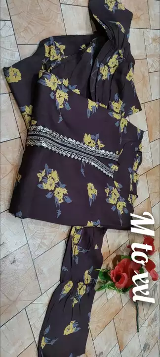 Premium REYON Printed Long kurta with Pant uploaded by H m online services on 1/18/2023
