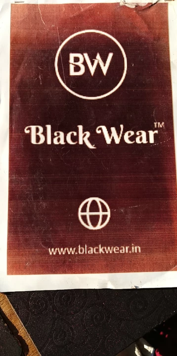 Visiting card store images of Black wear