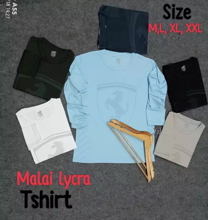 Premium quality malai lycra tshirt  uploaded by VED ENTERPRISES  on 1/18/2023