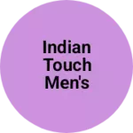 Business logo of Indian touch men's wear
