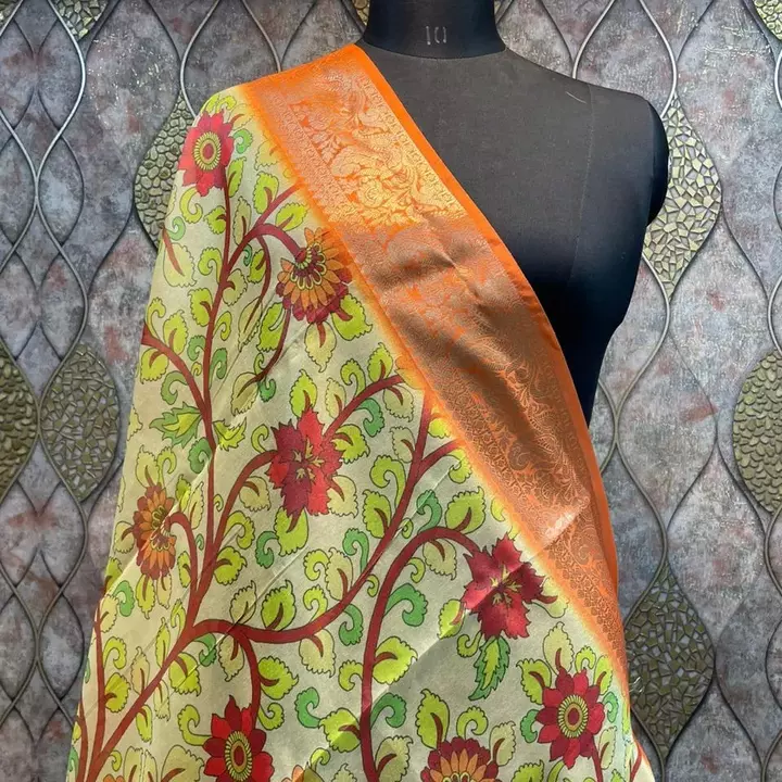 Banarasi cotton digital printed sarees uploaded by Ismail silk & sarees on 1/18/2023