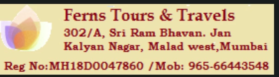 Visiting card store images of Courier service & Tourism 
