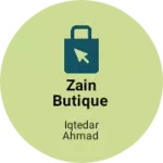 Business logo of Zain butique