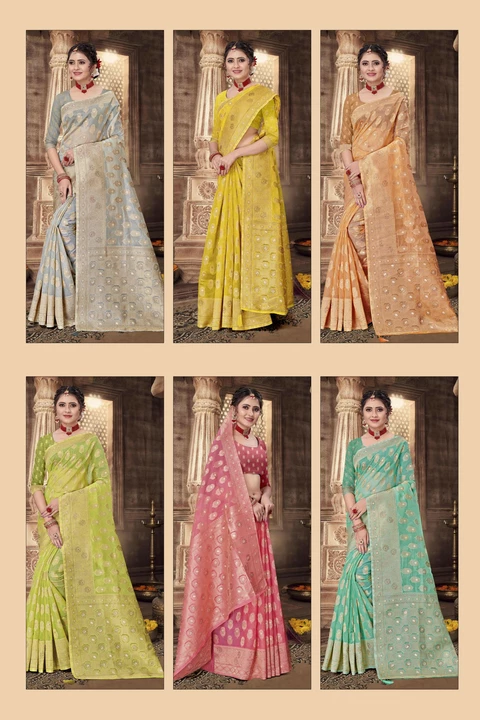 Organza silk uploaded by Wholesale price ( Rajlakshmi Textile VF ) on 1/18/2023