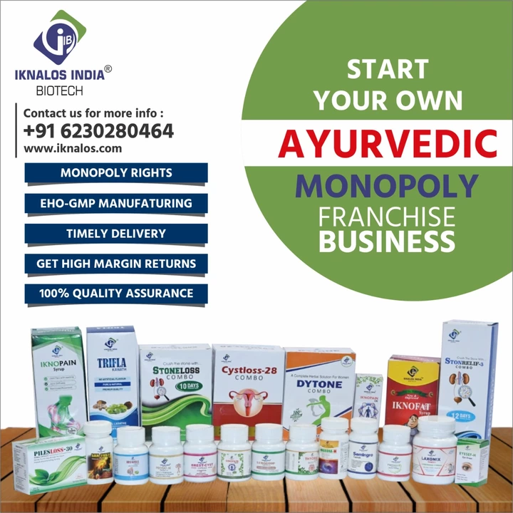 Post image Top Ayurvedic PCD Franchise Company
- Ayurveda a science that helps in treating various diseases naturally. ’'iknalos india biotech " is offering the organic &amp; natural ingredients into its products range. "Iknalos india biotech" is the best ayurvedic company that covers the different need of people to protect, prevent and heal from diseases. Ayurvedic PCD Franchise are monopoly based business opportunity to the young,dedicated people. So join us for any further query:

Email-iknalosindiabiotech@gmail.com 
Call us @ +91 6230280464
www.iknalos.com