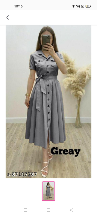 Grey cotton uploaded by Preni fashion on 1/19/2023