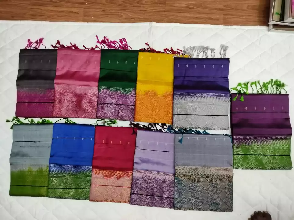 Post image Pure handloom soft silk sarees, at manufacturing price.
WhatsApp 9952610547