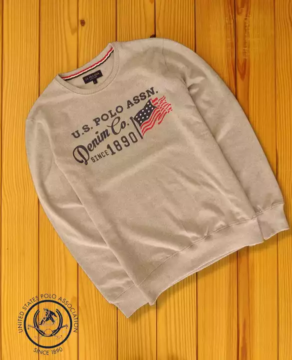 Brand - US POLO

Style - Men's  Full Sleeve Sweatshirt With *HD PRINT*

Fabric - COTTON LOOP KNIT  * uploaded by Yahaya traders on 1/19/2023
