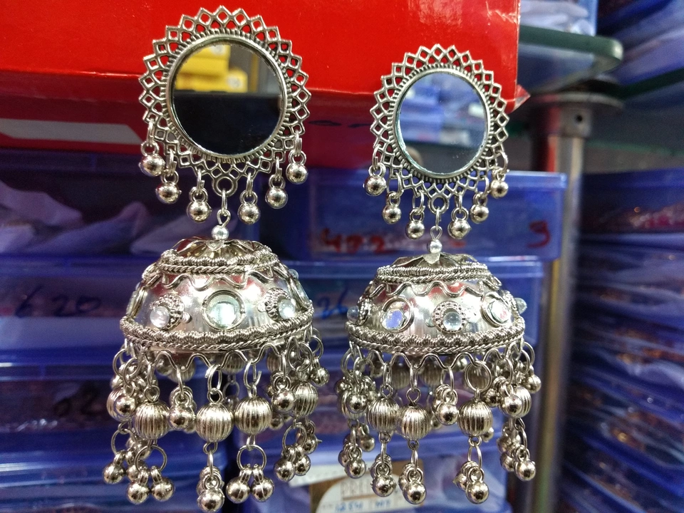 Black polic metel Earing  uploaded by Anand ज्वैलर्स on 5/30/2024