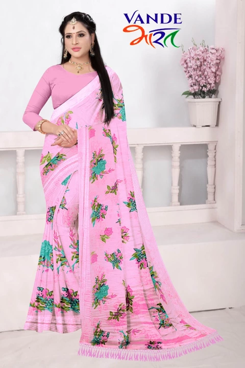 vande bhart cinon silk saree uploaded by business on 1/19/2023