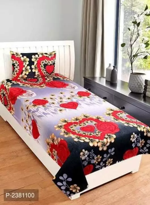 Product image of Single bedsheet , price: Rs. 140, ID: single-bedsheet-22385436