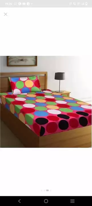 Product image of Single bedsheet , price: Rs. 140, ID: single-bedsheet-16b9a5bf