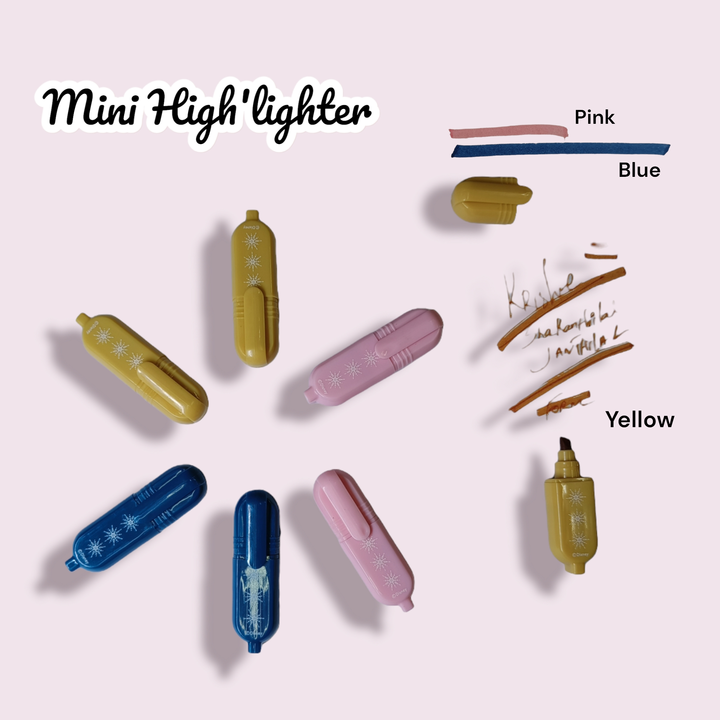 Mini Highlighters with 4 colours uploaded by Sha kantilal jayantilal on 1/19/2023