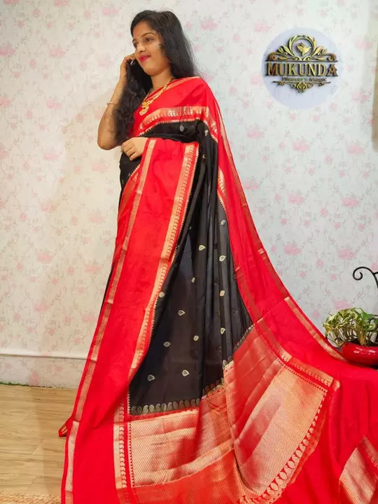 Wam silk banarsi saree uploaded by Banarasi saree and suit meterial on 1/19/2023