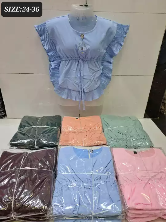 Kaptan top 24/36size  uploaded by Western top fancy and tshirt 👕 wholesale.mfg . on 1/19/2023