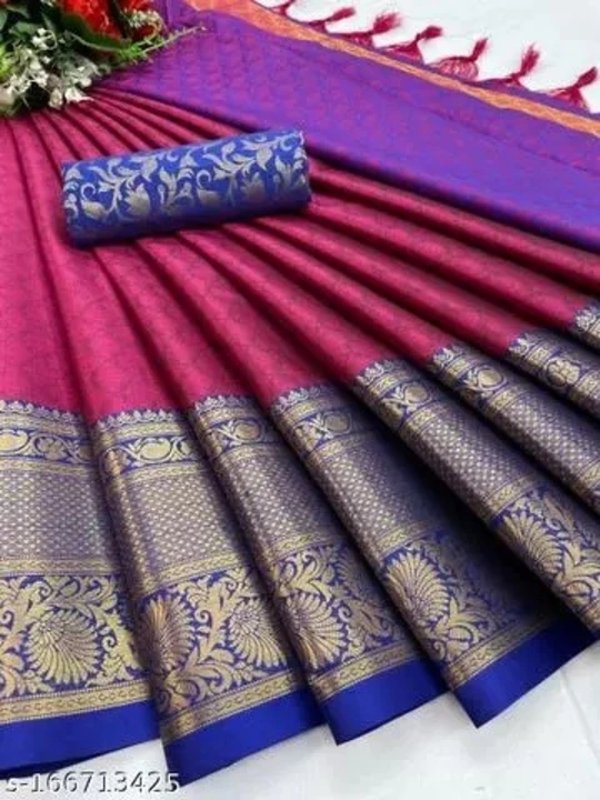 Avni kanjivaram silk saree uploaded by Maruti enterprise on 1/19/2023