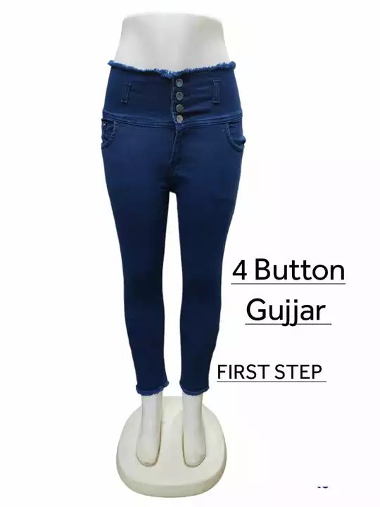 4 button gujjar jeans uploaded by UE new fashion brand imex&mfg opc on 1/19/2023