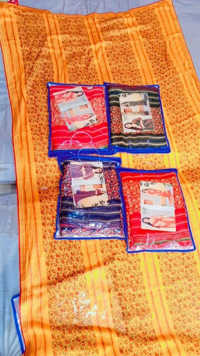 Post image Fancy sarees 
Jarkan work price only 650