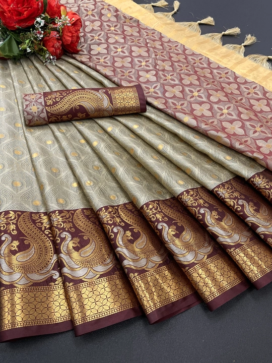 Varanasi cotton silk saree  uploaded by business on 1/19/2023