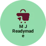 Business logo of M j readymade