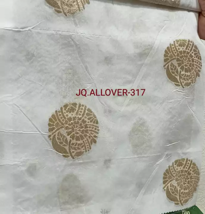 Dyable Chanderi jacquard uploaded by Aryan Tex on 1/20/2023