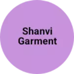 Business logo of Shanvi garment
