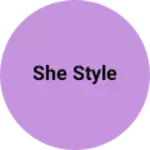 Business logo of She style