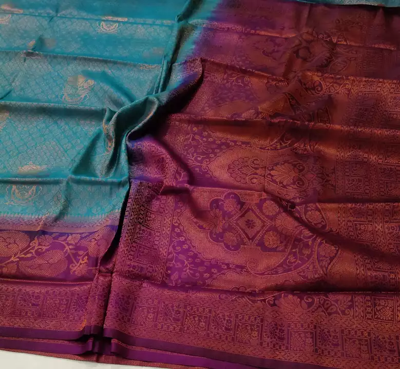 Post image Kubera Pattu Copper Softy Silk Saree with Contrast *Border* and Contrast Grand Rich *Pallu* And Softy Weaving *Contrast Blouse

*990 only*