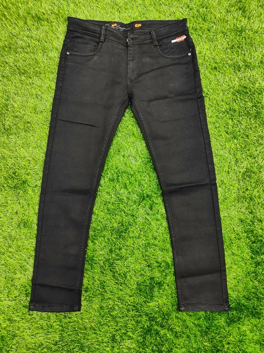 FIRST STEP Mens Heavy Cotton Knitting Black Jeans uploaded by Aarav Collection on 1/20/2023