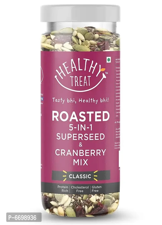 Healthy Treat Roasted 5 In 1 Superseed Mix With Cranberry 150Gm  Immunity Booster Trail Mix  Gluten  uploaded by Wholesale NICK Fashion HUB on 1/20/2023