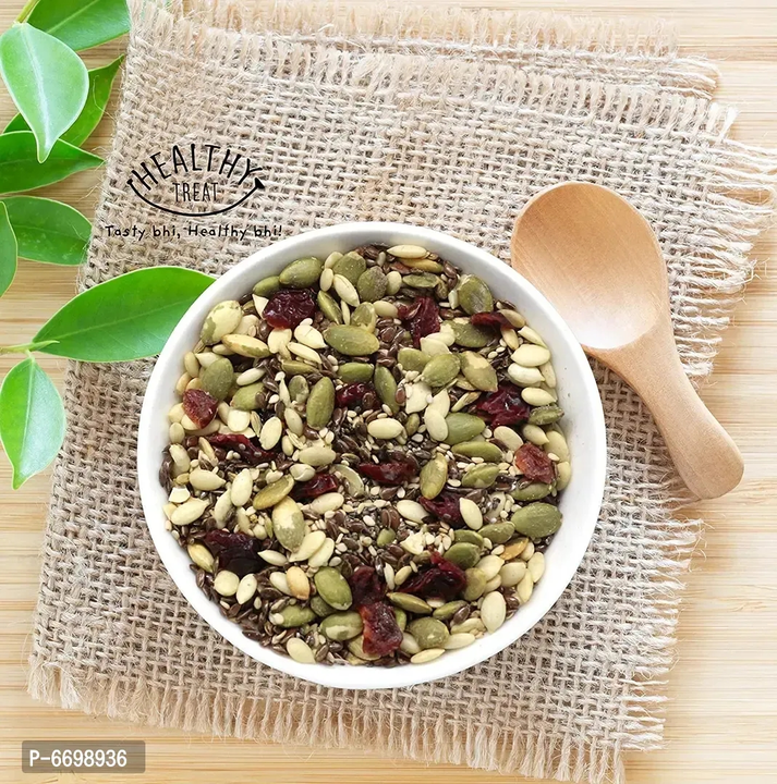 Healthy Treat Roasted 5 In 1 Superseed Mix With Cranberry 150Gm  Immunity Booster Trail Mix  Gluten  uploaded by business on 1/20/2023