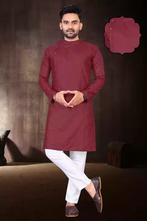 Men's Embroidered Work kurta sets  uploaded by business on 1/20/2023