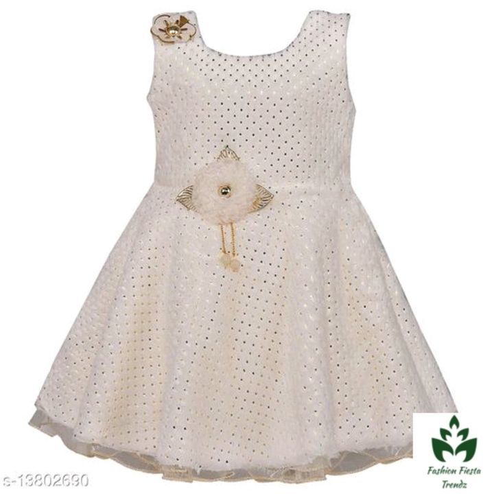 Girls Partywear Dress for baby girls uploaded by Kushal Stationery & Xerox  on 2/14/2021