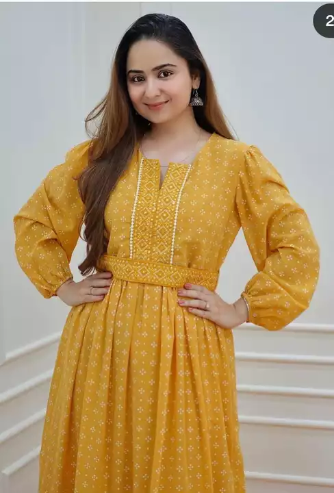 New design launch

Get ready for your bffs haldi with our newly launched yellow printed cotton dress uploaded by Krishna fabric on 1/20/2023