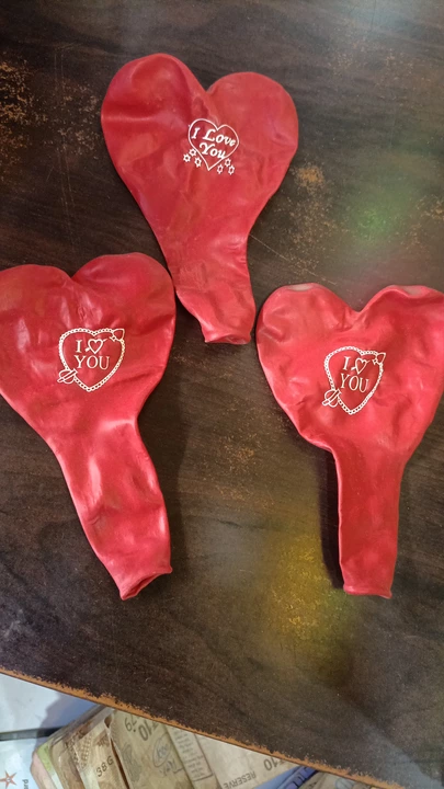 Balloon heart ( i love you balloon) 500 gram pack uploaded by KALYANI TOYS on 1/20/2023