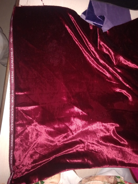 99999 polyster fabric velvet uploaded by business on 1/20/2023